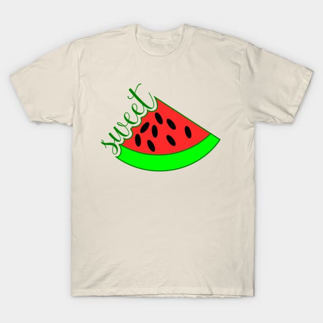 Sweet Watermelon Slice T-Shirt by Corner Farmhouse Shop